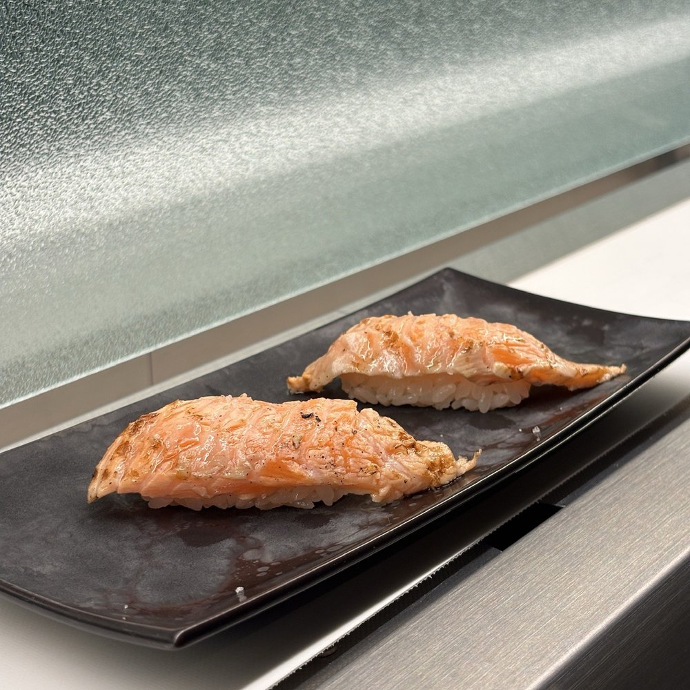 Aburi TORA - salmon - Japanese Near Me - Austin, Texas Aburi TORA - salmon - Japanese Near Me - Austin, Texas