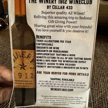 Winery 1912 - Wineries Near Me - Sedona, Arizona Winery 1912 - Wineries Near Me - Sedona, Arizona