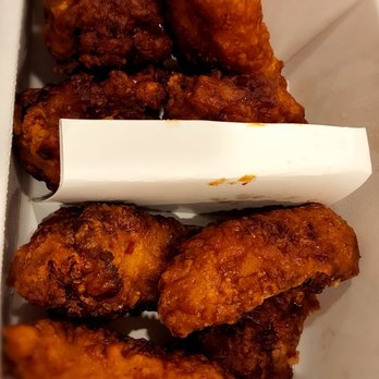 Bonchon Natomas - a close up of a box of fried chicken - Korean Near Me - Sacramento, California