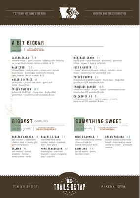 Menu photo 5 TrailSide Tap Ankeny, IA