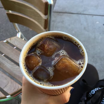 CoffeeShop - Iced coffee w soy (ice cubes are made w coffee) - Coffee & Tea Near Me - San Francisco, California CoffeeShop - Iced coffee w soy (ice cubes are made w coffee) - Coffee & Tea Near Me - San Francisco, California