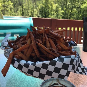 Lucky Dog Cafe - Sweet patato fries! Big portion !! - Cafes Near Me - Confluence, Pennsylvania