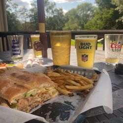 Pig Dog Pub - Cuban Sandwich and an Ice cold Bud Light