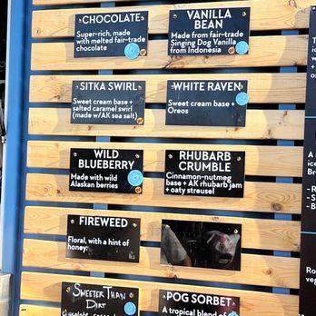 Wild Scoops - July 2025 menu - Ice Cream & Frozen Yogurt Near Me - Anchorage, Alaska