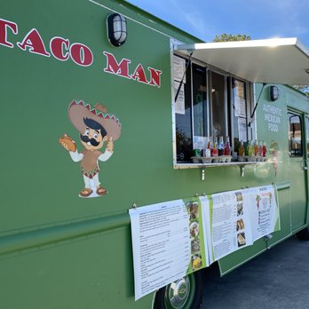 Taco Man - a green food truck with a taco man on the side - Food Trucks Near Me - Cedartown, Georgia Taco Man - a green food truck with a taco man on the side - Food Trucks Near Me - Cedartown, Georgia