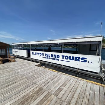 Clayton Island Tours - Our pontoon for the tour. - Boat Charters Near Me - Clayton, New York Clayton Island Tours - Our pontoon for the tour. - Boat Charters Near Me - Clayton, New York