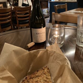 Olympic Cafe - Garlic Bread with Noussa wine! - Mediterranean Near Me - San Diego, California