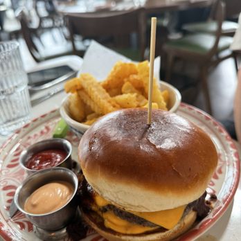 Superica - Hamburguesa- the crinkle fries are top tier - Breakfast & Brunch Near Me - Winter Park, Florida