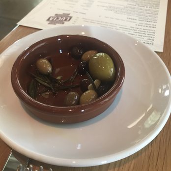Lucia - Mixed olives appetizer. - Italian Near Me - Dallas, Texas Lucia - Mixed olives appetizer. - Italian Near Me - Dallas, Texas