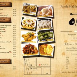 Panda MaMa Dumpling - Take Away menu (August 2016)