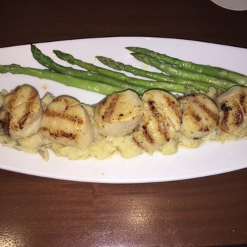 Seasons 52 - Caramelized Grilled Sea Scallops - New American Near Me - Coral Gables, Florida Seasons 52 - Caramelized Grilled Sea Scallops - New American Near Me - Coral Gables, Florida