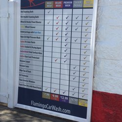 Flamingo Car Wash - Packages and prices