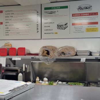 Tony's Deli - Menu - Sandwiches Near Me - Burbank, California