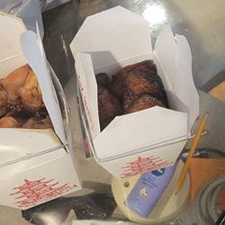 Asian Chao - Bourbon chicken and plantains