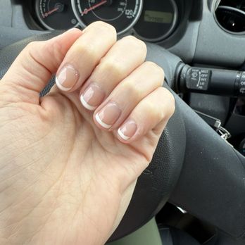 Oscar Nails Bar - Builder gel manicure with French tip - Waxing Near Me - Little Rock, Arkansas Oscar Nails Bar - Builder gel manicure with French tip - Waxing Near Me - Little Rock, Arkansas