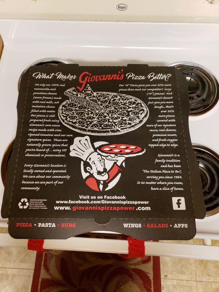 GIOVANNI’S PIZZA Updated July 2024 209 Mingo Ave, Kermit, West