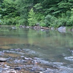 Camp Karma - Enjoy swimming or fishing for small mouth bass, trout and catfish on Goose Creek.
