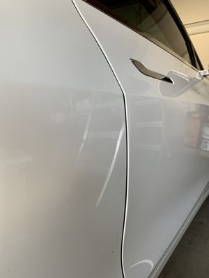Photo of Precision Dents/ Paintless dent repair - La Verne, CA, US. After. GONE.