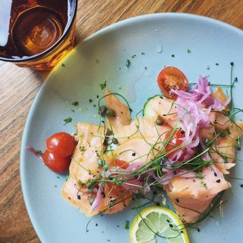 Picnic - Smoked salmon toast on rye bread - Breakfast & Brunch Near Me - Jackson, Wyoming Picnic - Smoked salmon toast on rye bread - Breakfast & Brunch Near Me - Jackson, Wyoming