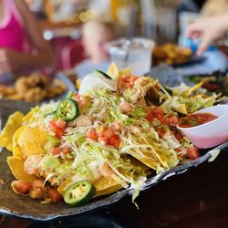 Harry T's - Seafood nachos, big enough for 2!