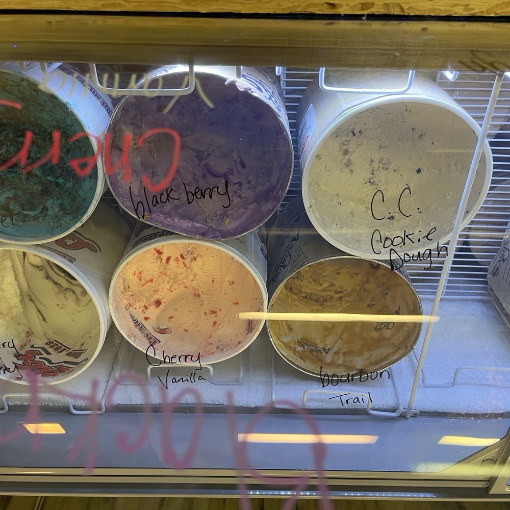 Snooks Shaved Ice & Soft Serve - Scoop ice cream. There's 6 more flavors. They had one non dairy option that day. Sometimes they have more. - Ice Cream & Frozen Yogurt Near Me - Martinsburg, West Virginia