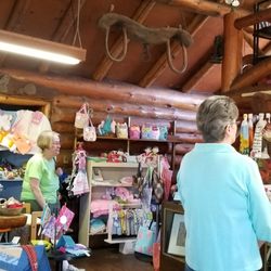 Craftmakers' Cabin - Cabin shoppers during recent Craft Show