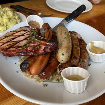 Speisekammer - Meat plate!  Fantastic dish to share!  Outstanding keto option paired with a veg side - German Near Me - Alameda, California