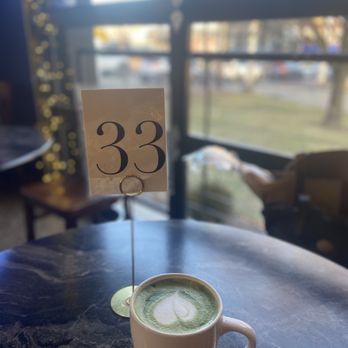 Anthos - I mean how can I not hangout and enjoy a macha and spanakopita and a few other delicious delights! - Greek Near Me - Pittsburgh, Pennsylvania