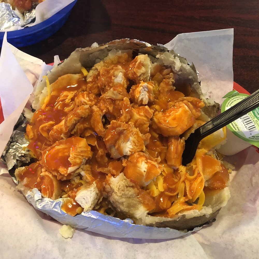 Potato Shack Plus - Hot Wings potato. - Caterers Near Me - College Station, Texas Potato Shack Plus - Hot Wings potato. - Caterers Near Me - College Station, Texas