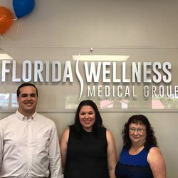 Florida Wellness Medical Group - Dr. Ryan Klee, Registered Chiropractic Assistant Kelly, & Receptionist Siobhan at our Grand Re-opening!