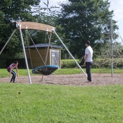 Parc urbain du Bois Jugan - Petite structure de jeu & balançoire hamac