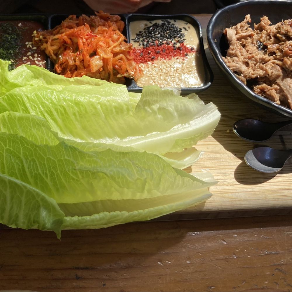 Block Kitchen + Bar - Duck lettuce wraps - Sandwiches Near Me - Banff, Alberta Block Kitchen + Bar - Duck lettuce wraps - Sandwiches Near Me - Banff, Alberta