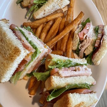 Corbett's Restaurant - Turkey club sandwich on sourdough - American Near Me - Redding, California