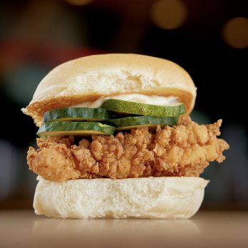 Bossy Beulah's Ballantyne - The classic, our fried chicken sandwich with house-made pickles, duke's mayo, and a buttery Copain bun. - Sandwiches Near Me - Charlotte, North Carolina