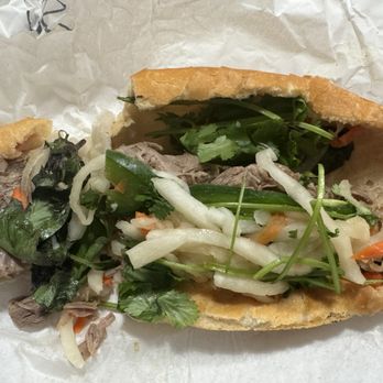 Paris Bakery - Beef Sandwich (Bo) - tasted like a Pho sandwich. It was soggy and flavorless. - Bakeries Near Me - San Diego, California Paris Bakery - Beef Sandwich (Bo) - tasted like a Pho sandwich. It was soggy and flavorless. - Bakeries Near Me - San Diego, California