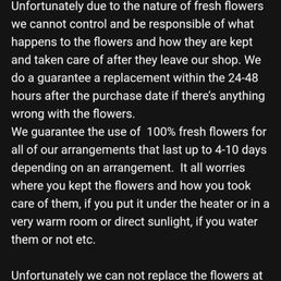 Their response several days later Their response several days later