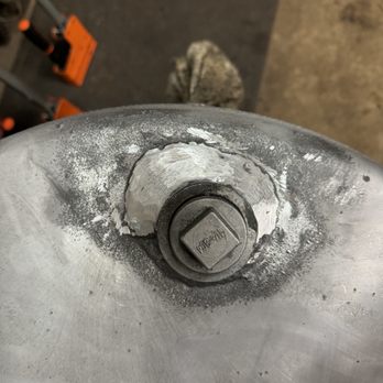 Sutton’s Welding And Repair - Leaking Aluminum Hydraulic Tank - Metal Fabricators Near Me Sutton’s Welding And Repair - Leaking Aluminum Hydraulic Tank - Metal Fabricators Near Me