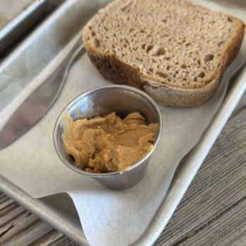Good Seed Coffee Boutique - Peanut butter toast. It's peanut butter, toast, so you probably know what it taste like, but the bread was really good! - Coffee Roasteries Near Me - Solvang, California