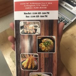 Sumo Ramen - The menu!