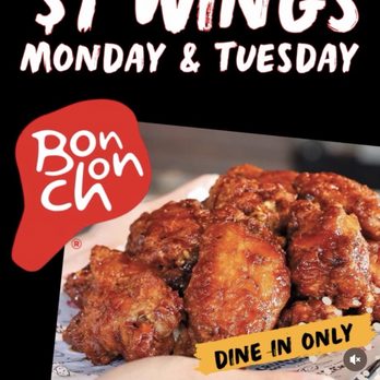 Bonchon Bloomington - Leslie Dr - Advertisement about $1 wings that is wrong - Comfort Food Near Me - Bloomington, Illinois