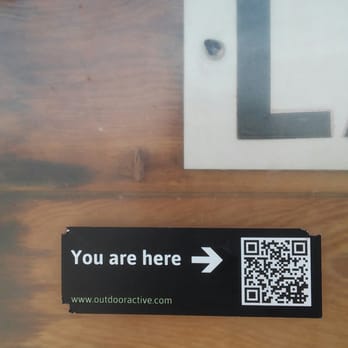 Speedway - a close up of a sign with a qr code on it - Gas Stations Near Me - Palatine, Illinois