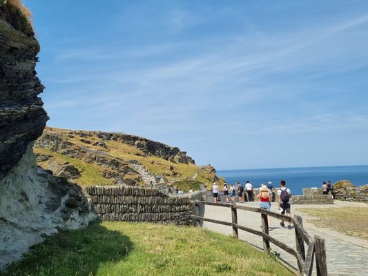 Tintagel Castle by null