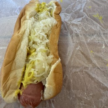 Not Just Franks - German frank with Sauerkraut - Hot Dogs Near Me - Concord, North Carolina Not Just Franks - German frank with Sauerkraut - Hot Dogs Near Me - Concord, North Carolina