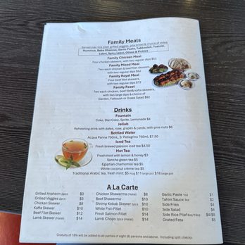 Cafe X2O, Claremont - Menu - Lebanese Near Me - Claremont, California