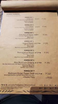 Menu photo 2 Cosmic Makati, NCR