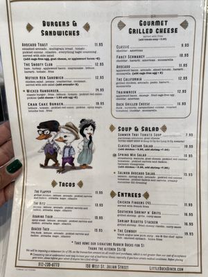 Menu photo 3 Little Duck Diner Savannah, GA