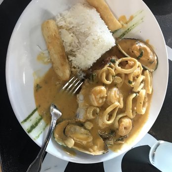 Divino Ceviche - This Pescado a lo Macho left me speechless. Oh wow! Simply the best I've tasted. - Peruvian Near Me - Doral, Florida Divino Ceviche - This Pescado a lo Macho left me speechless. Oh wow! Simply the best I've tasted. - Peruvian Near Me - Doral, Florida