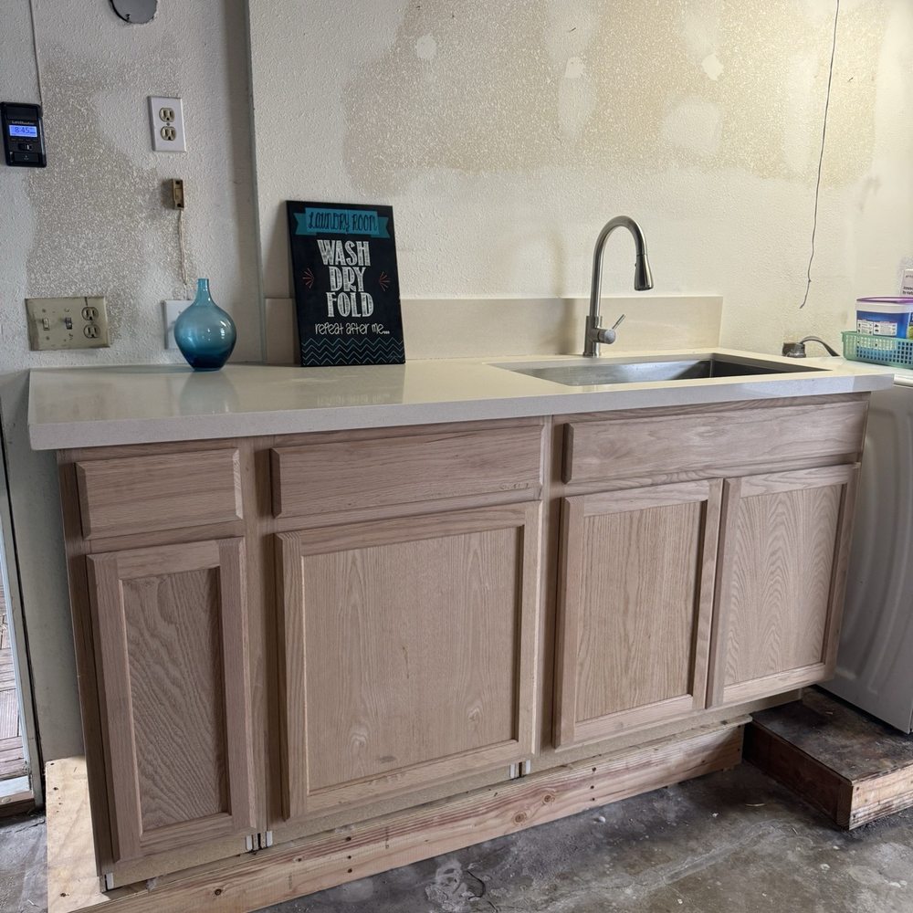 Angel’s Stone - Garage sink and countertop - Countertop Installation Near Me - Santa Ana, California Angel’s Stone - Garage sink and countertop - Countertop Installation Near Me - Santa Ana, California
