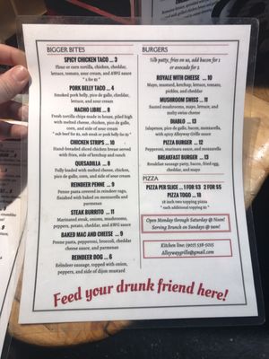 Menu photo 5 Koot's Anchorage, AK