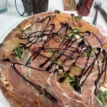 Naples Ristorante E Bar - PROSCIUTTO E MELONE pizza - Italian Near Me - Anaheim, California Naples Ristorante E Bar - PROSCIUTTO E MELONE pizza - Italian Near Me - Anaheim, California